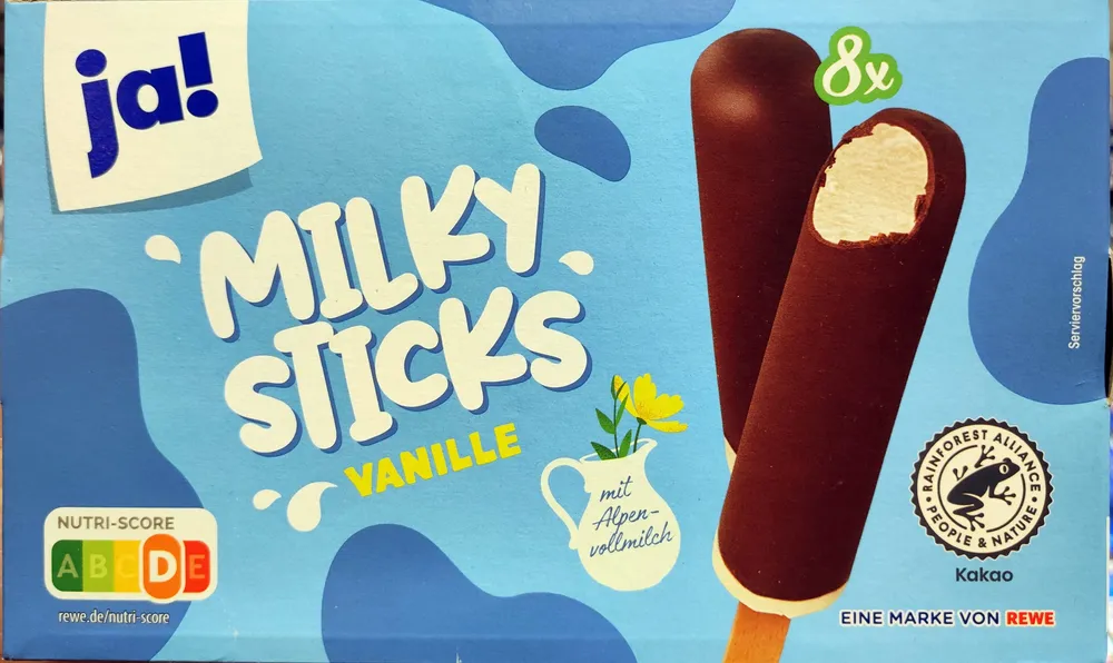 Milky Sticks Vanille