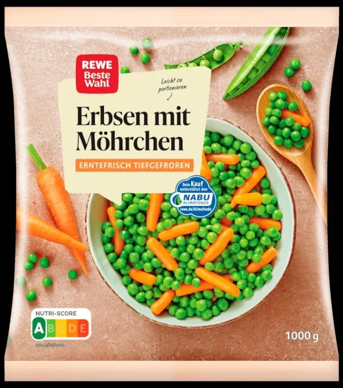 Erbsen und Möhren