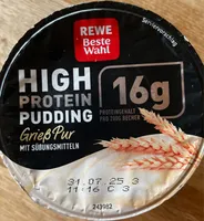 High Protein Pudding Grieß Pur