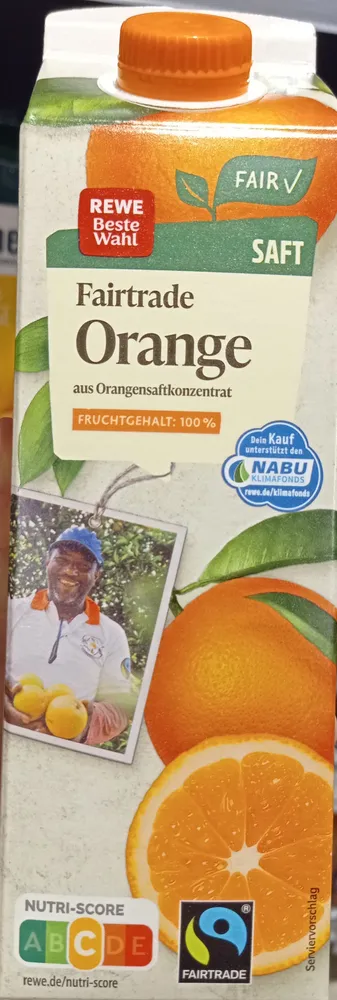Orange aus Konzentrat