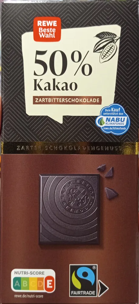 Zartbitterschokolade 50%