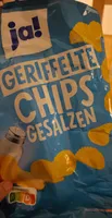 Geriffelte Chips Gesalzen