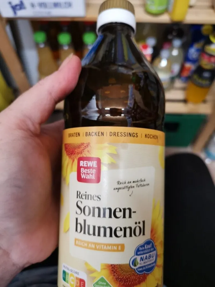 Reines Sonnenblumenöl