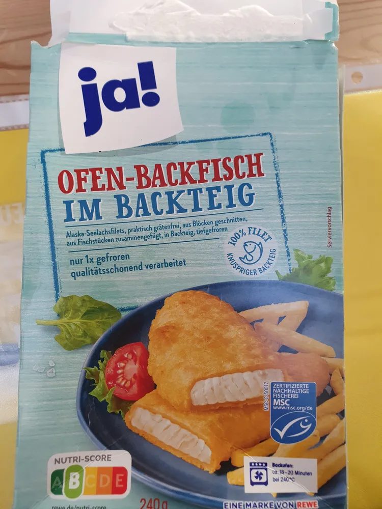 Ofen-Backfisch