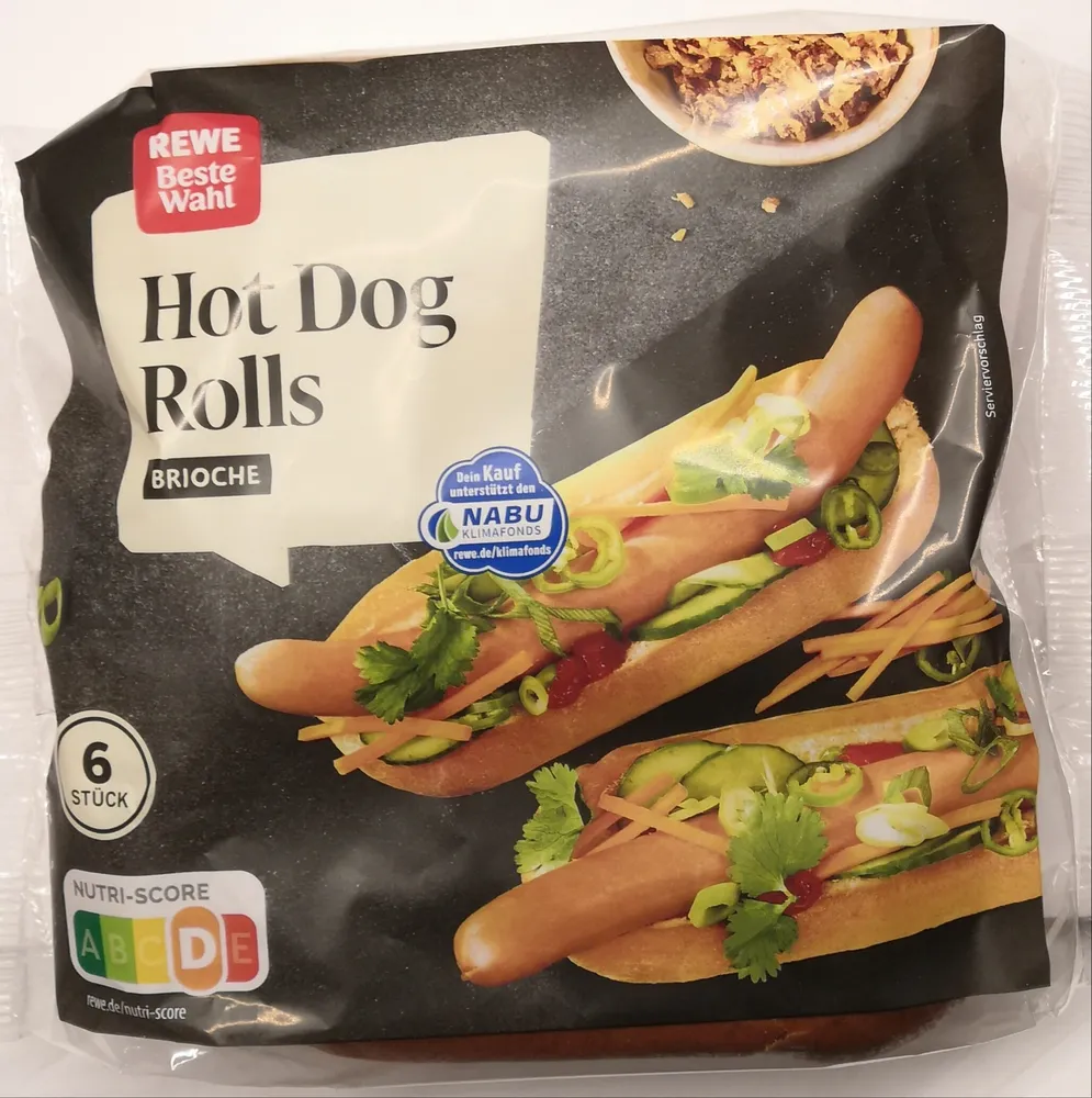 Hot Dog Rolls Brioche