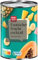 Exotischer Fruchtcocktail, leicht gezuckert