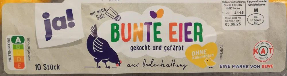 Eier, bunt