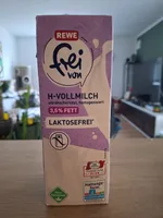 Milch - Haltbare Vollmilch 3,5% Laktosefrei