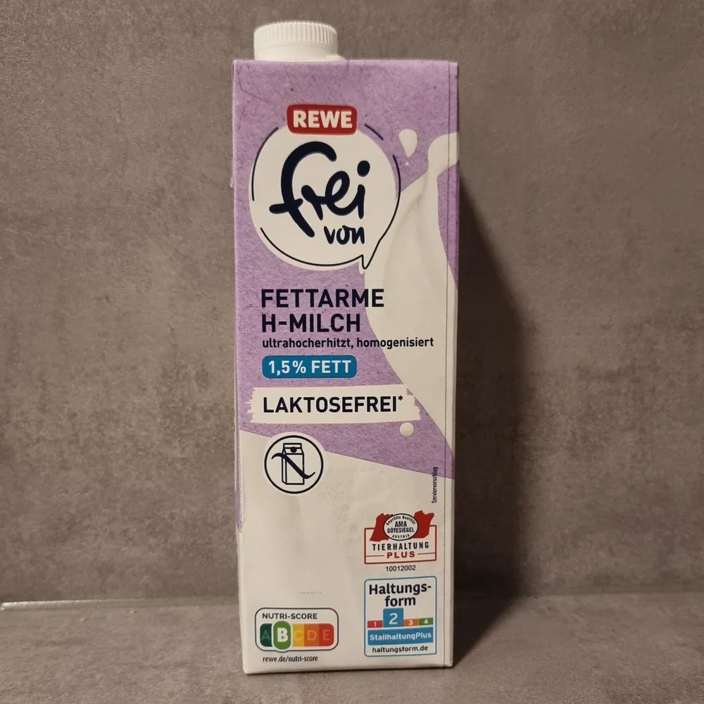 fettarme H-Milch laktosefrei