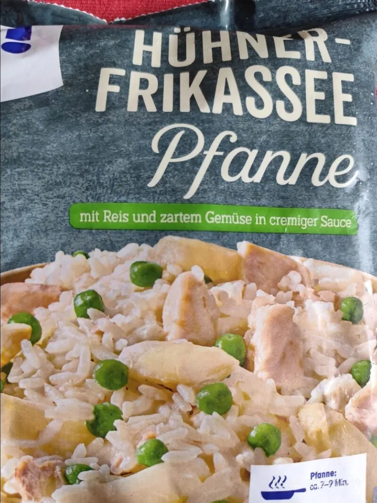 Hühnerfrikassee Pfanne