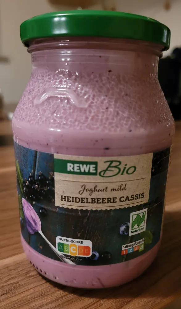 Joghurt mild HEIDELBEERE CASSIS