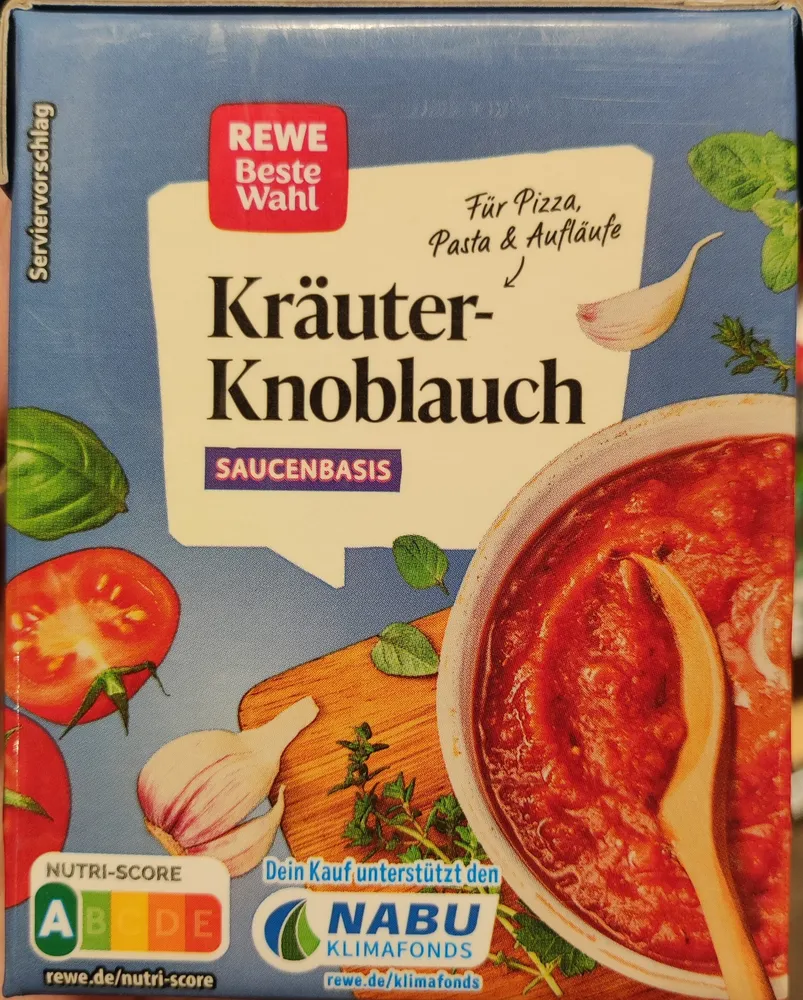 Kräuter Knoblauch Saucenbasis