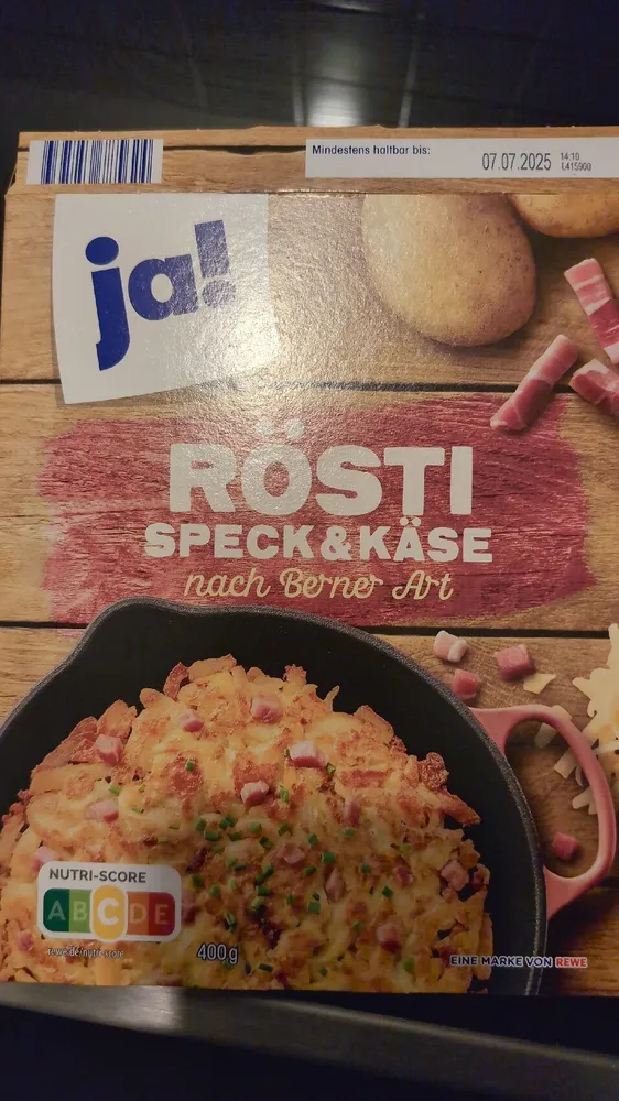 Rösti Speck Und Käse