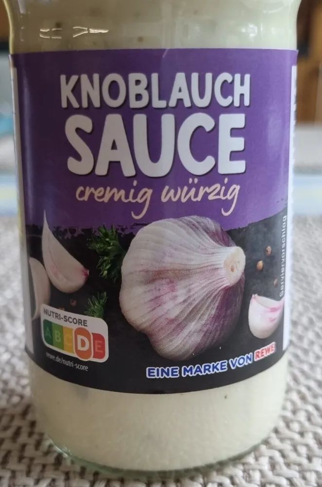 Knoblauch Sauce cremig würzig