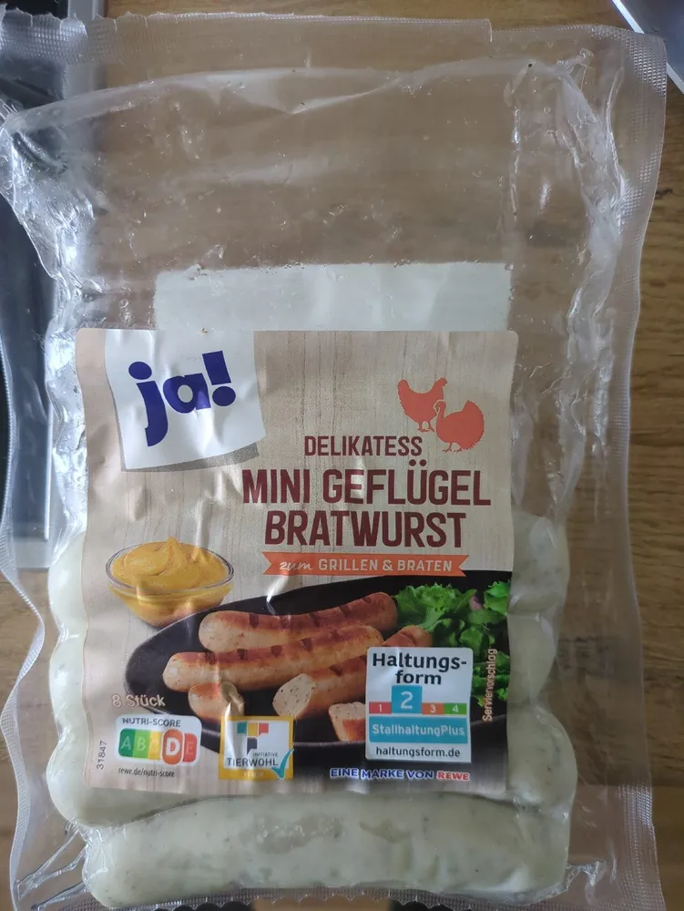Mini-Geflügelbratwurst