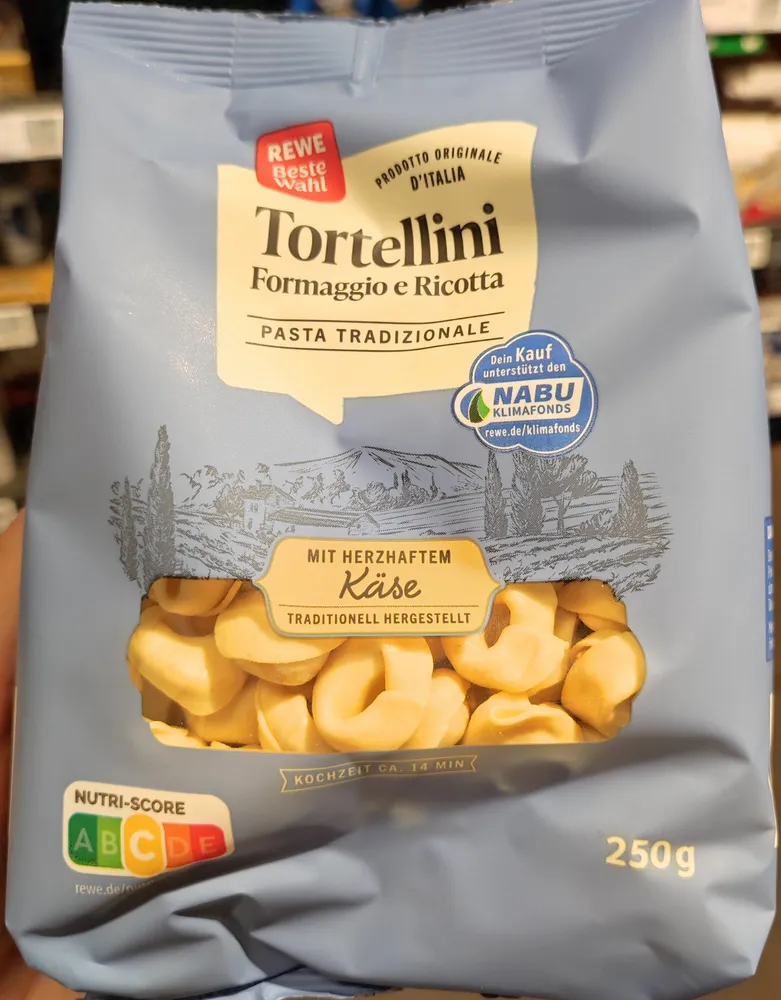 Tortellini Formaggio e ricotta
