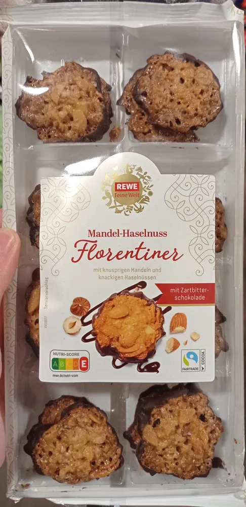 Mandel-Haselnuss Florentiner