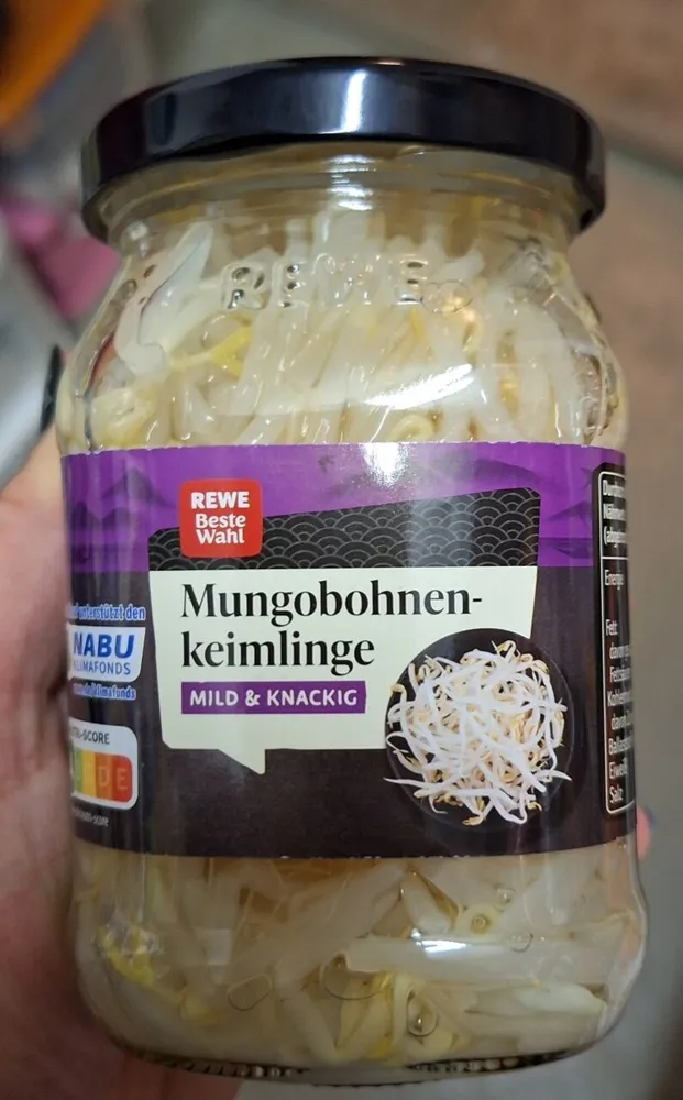 Mungobohnenkeimlinge