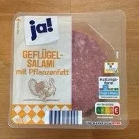 Geflügel-Salami mit Pflanzenfett