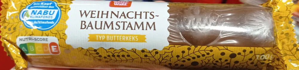 Weihnachtsbaumstamm Typ Butterkekse