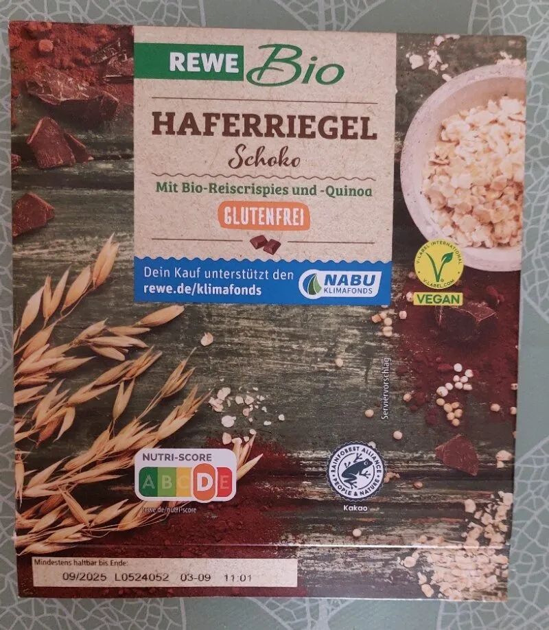 Haferriegel Schoko