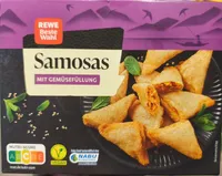 Samosas mit Gemüsefüllung