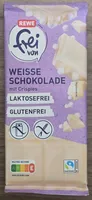 WEISSE SCHOKOLADE mit Crispies LAKTOSEFREI