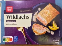Wildlachs im Blätterteig