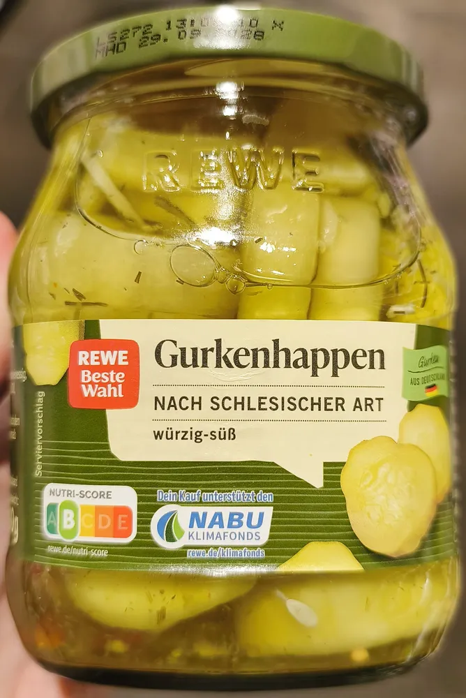 Gurkenhappen würzig-süss