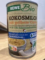 Kokosmilch mit gelbem Curry
