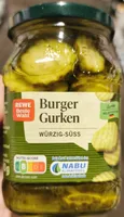 Burger Gurken würzig-süss