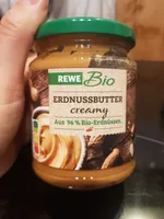 Rewe Bio Erdnussbutter Creamy