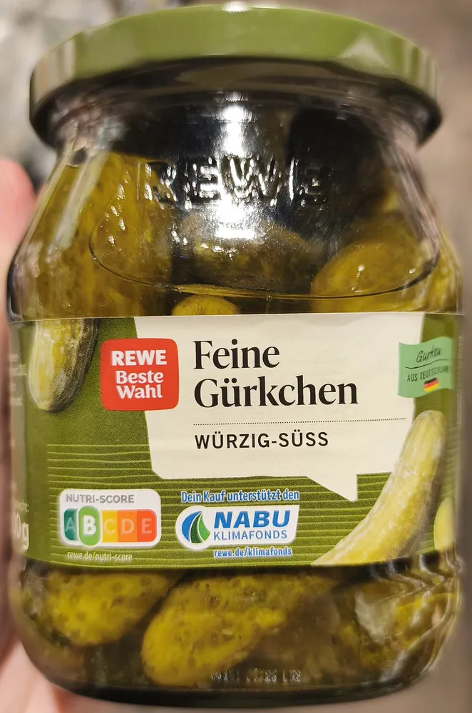 Feine Gürkchen würzig-süss