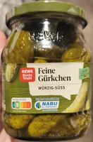 Feine Gürkchen würzig-süss