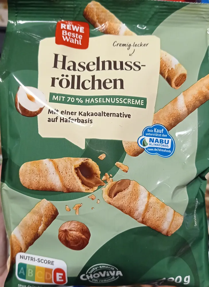 Haselnüsse-Röllchen