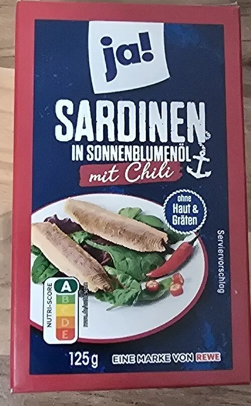 Sardinen In Sonnenblumenöl Mit Chili