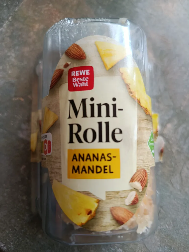 Mini-Rolle Ananas-Mandel