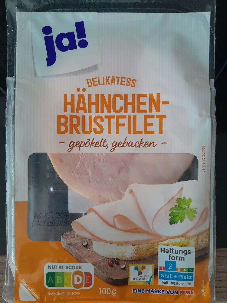 DELIKATESS HÄHNCHEN-BRUSTFILET - gepökelt, gebacken -
