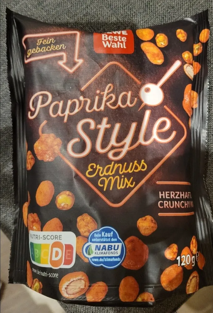 Fein gebacken REV Beste Wahl Paprika Style Erdnuss