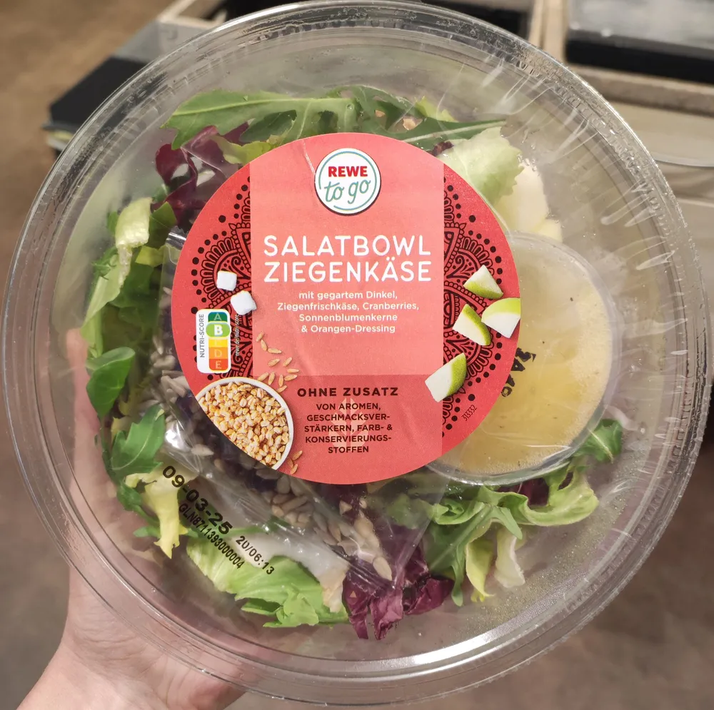 Salatbowl Ziegenkäse