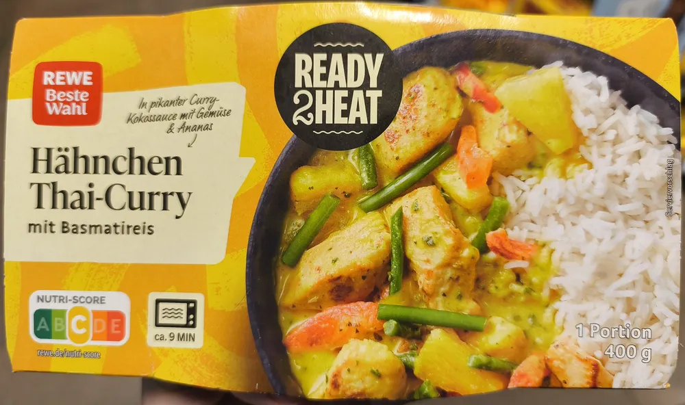 Hähnchen Thai-Curry mit Basmatireis