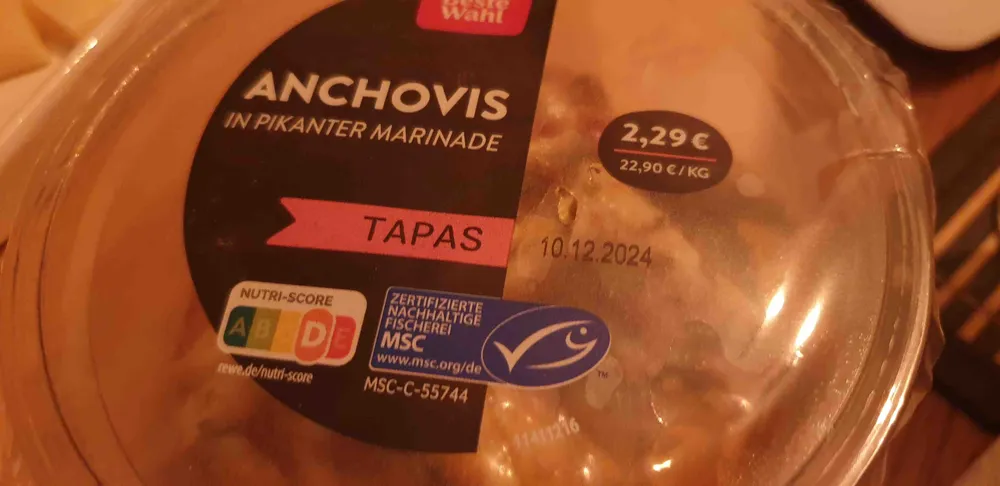 Anchovis in Marinade