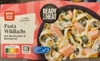Pasta Wildlachs mit Bandnudeln & Blattspinat