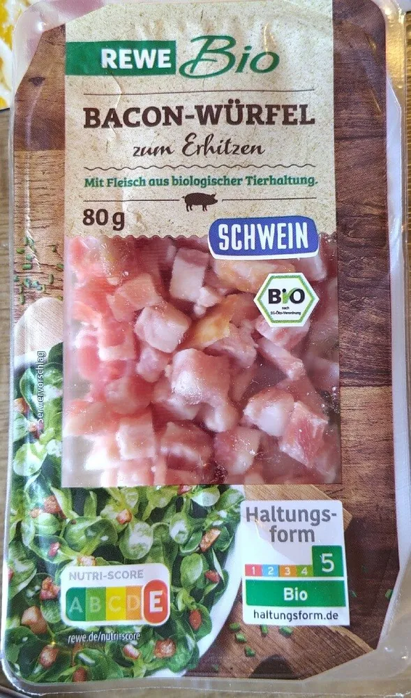 Bacon Würfel