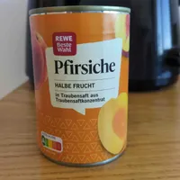 Pfirsiche Halbe Frucht in Traubensaft aus Traubensaftkonzentrat