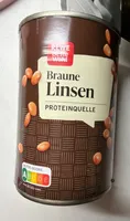 Braune Linsen