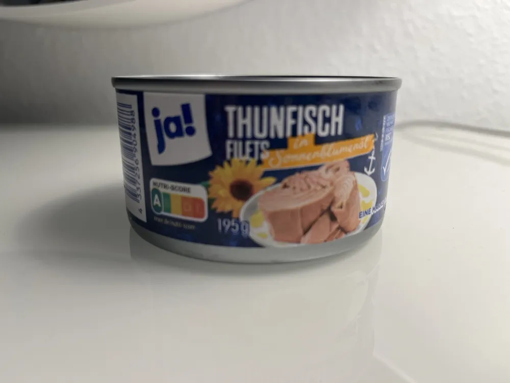 Thunfisch Filets In Sonnenblumenöl