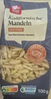 Kalifornische Mandeln gestiftelt