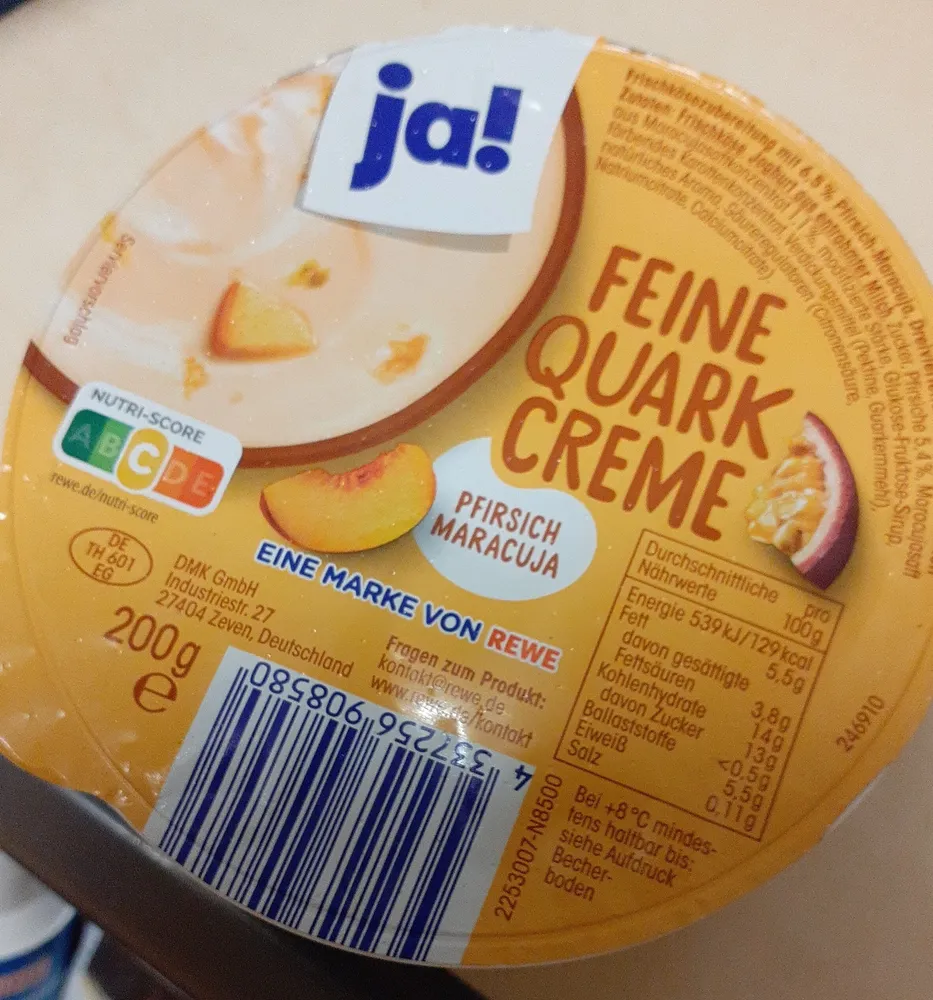 Feine Quark Creme