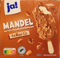 Mandel mit 31% Vollmilschschokolade Eis